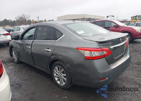 2015 Nissan Sentra Sv из США, поврежденный, VIN 3N1AB7AP6FY272685
